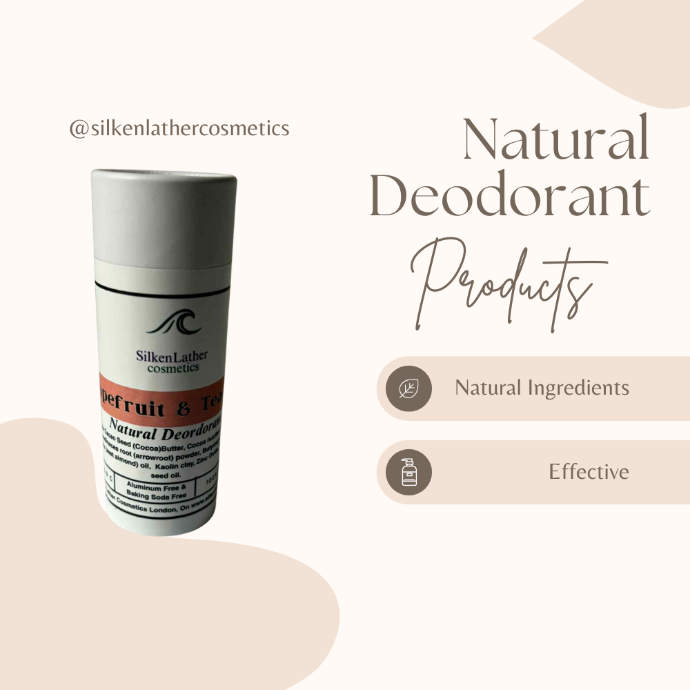 Grapefruit & Tea Tree Deodorant 60 ml Aluminum & Baking Soda Free