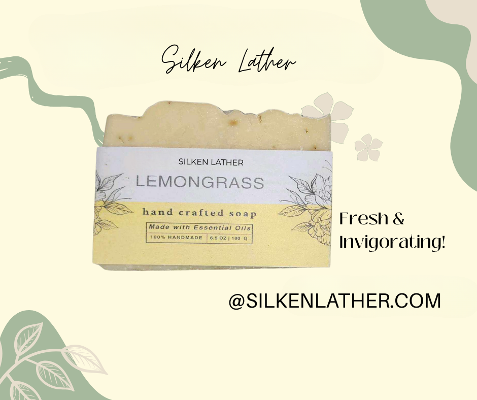 Natural Soap Collection with essential oils and botanical ingredients in eco-friendly packaging
