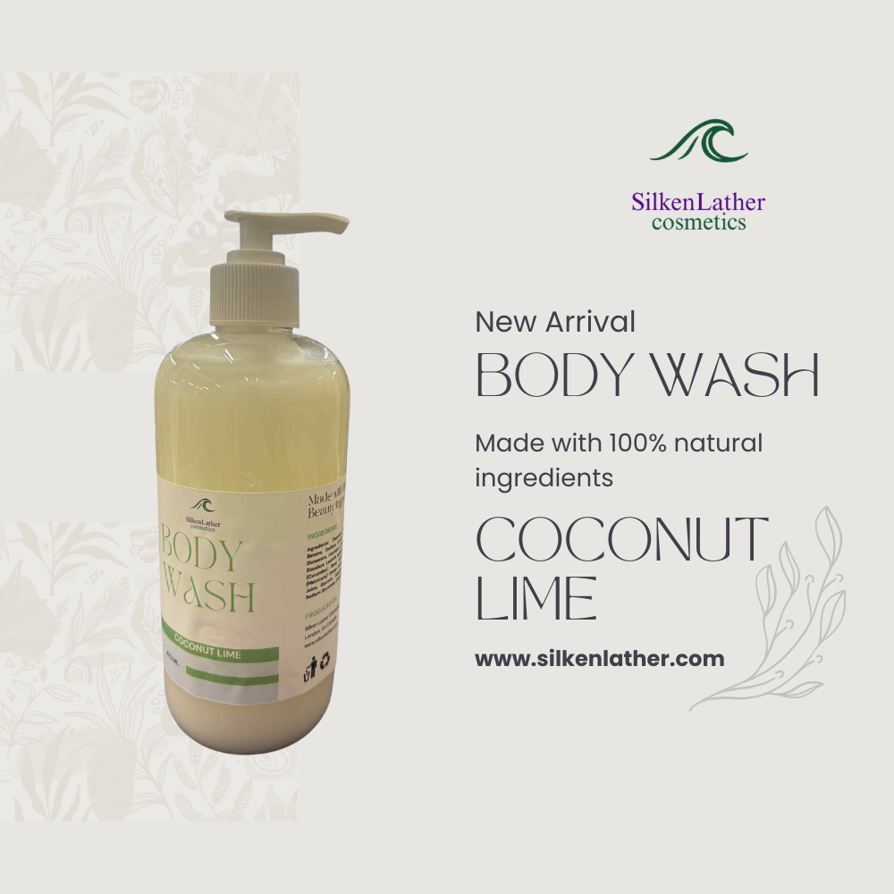 Natural Body Wash bottle with botanical ingredients and soothing scents for gentle, nourishing skincare