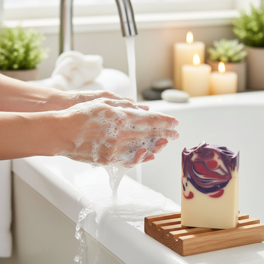 Fragranced Soap-Love Spell Tallow & Shea Hand crafted soap 191g