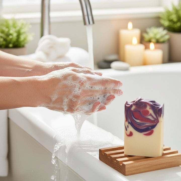 Fragranced Soap-Love Spell Tallow & Shea Hand crafted soap 191g