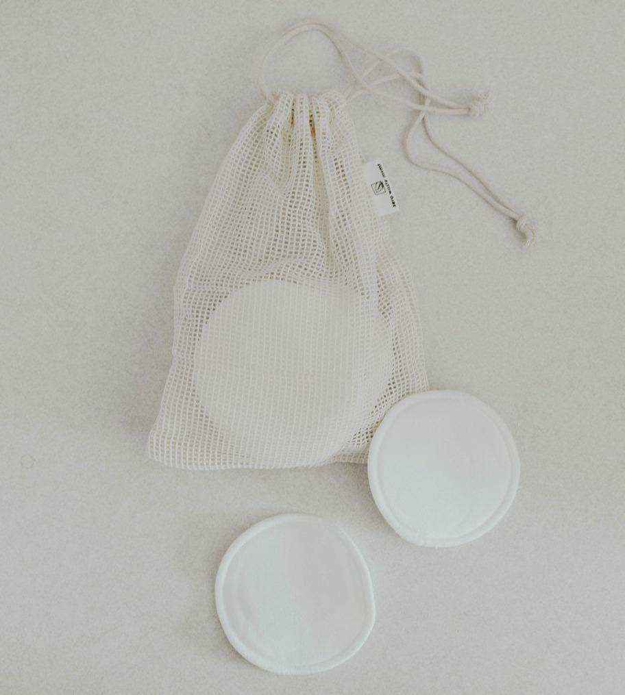 12x Makeup Remover Pads with Bag | Reusable & Eco-Friendly