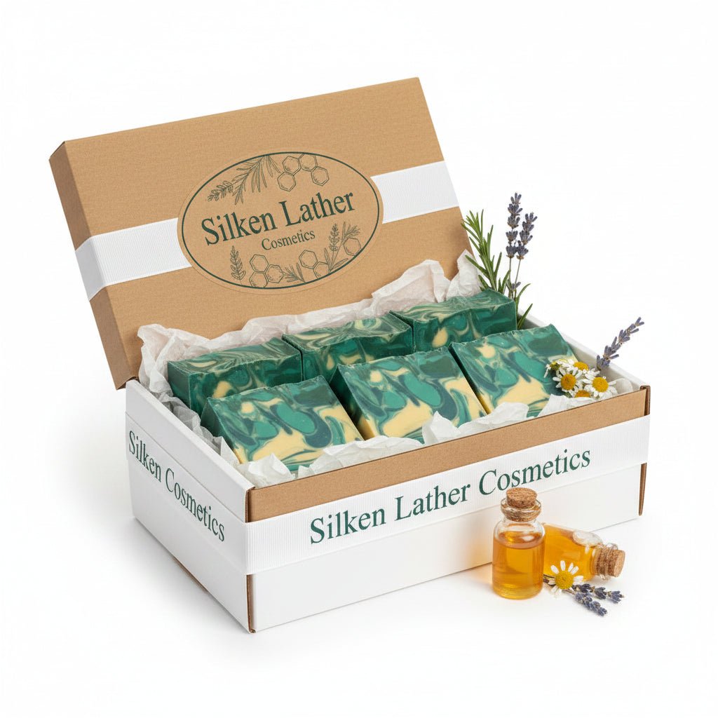 Natural Soap-Revive-Eucalyptus & Spearmint Triple Butter & Tallow Soap-Silken Lather Cosmetics & Honey Products