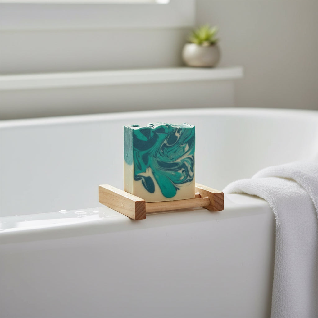 Handmade Soap Revive Eucalyptus & Spearmint Butter & Tallow Spa Bar 