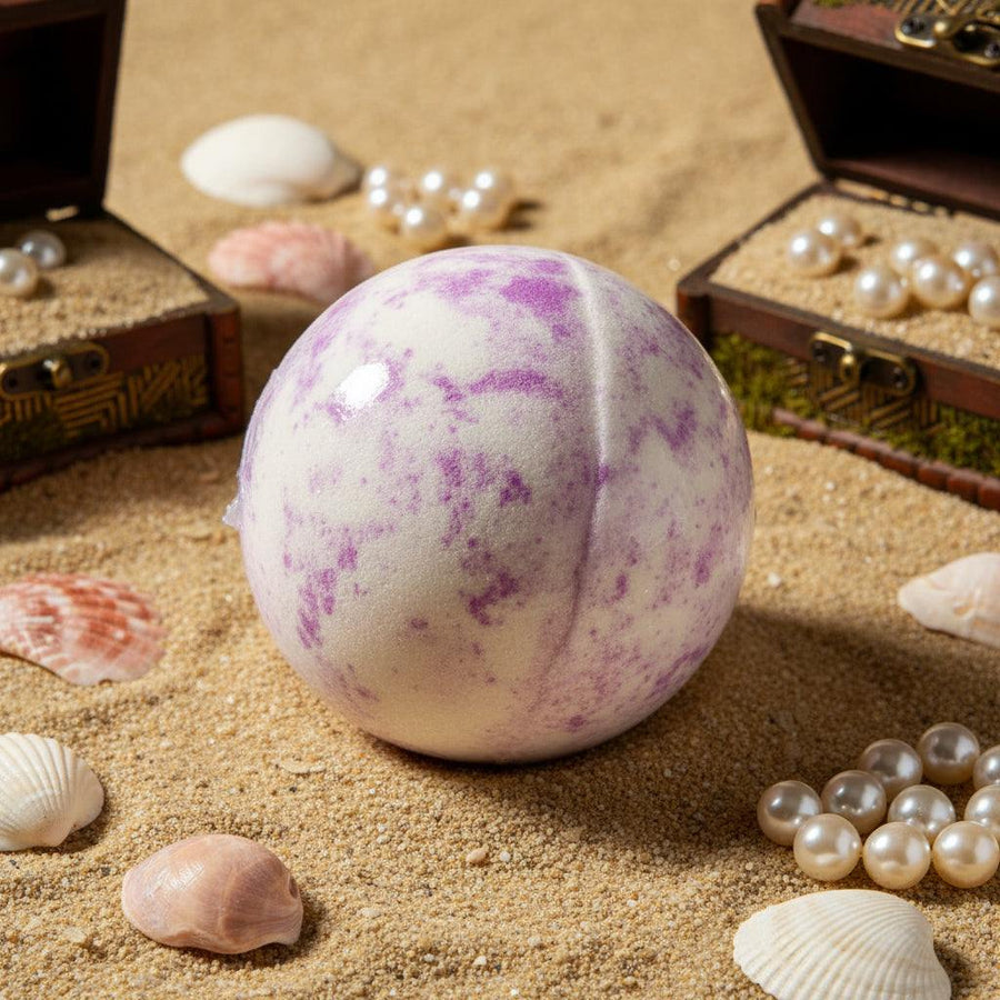 Buried Treasure Bath Bomb 150g large fizzy fragrant bath sphere for relaxing soak