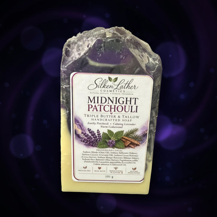Midnight Patchouli Triple Butter & Tallow Soap 191g