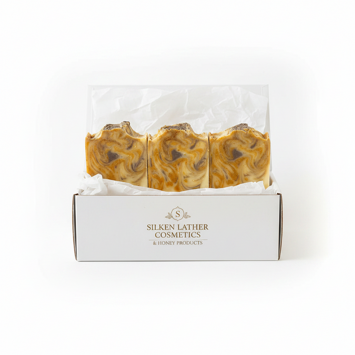 artisan soap - Orange & Patchouli Bliss with Triple Butter & Tallow