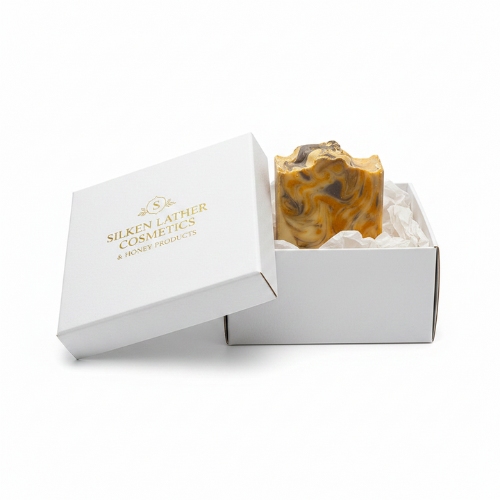 artisan soap - Orange & Patchouli Bliss with Triple Butter & Tallow