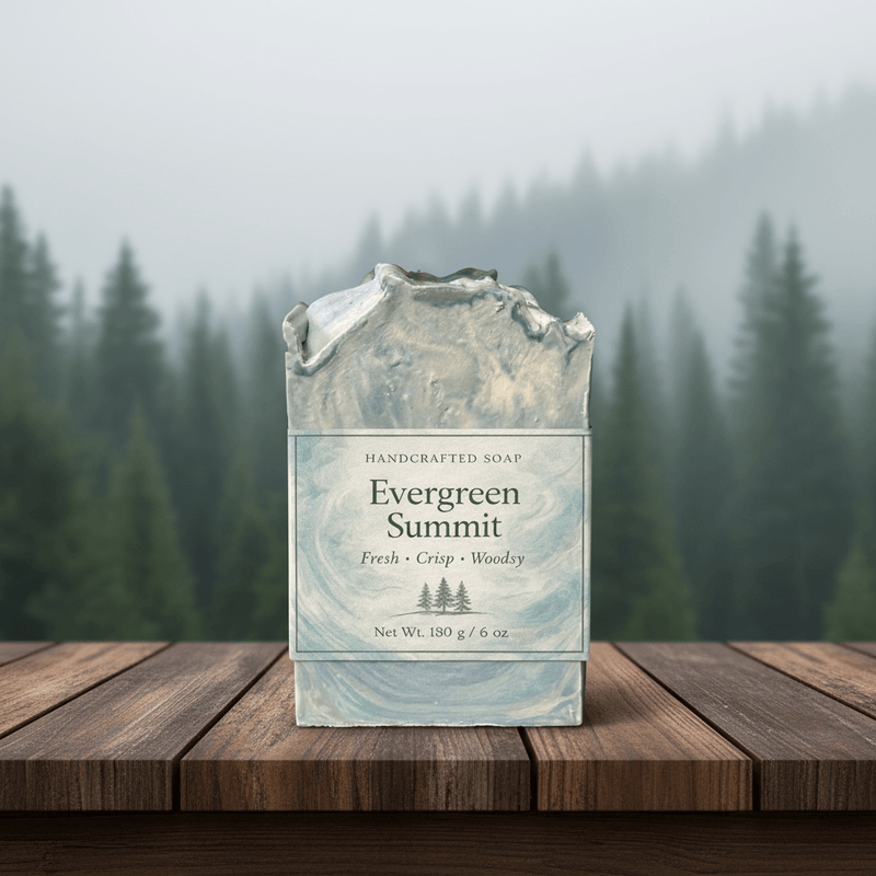 Evergreen Summit Artisan Soap 180 g | Mountain Air Scent