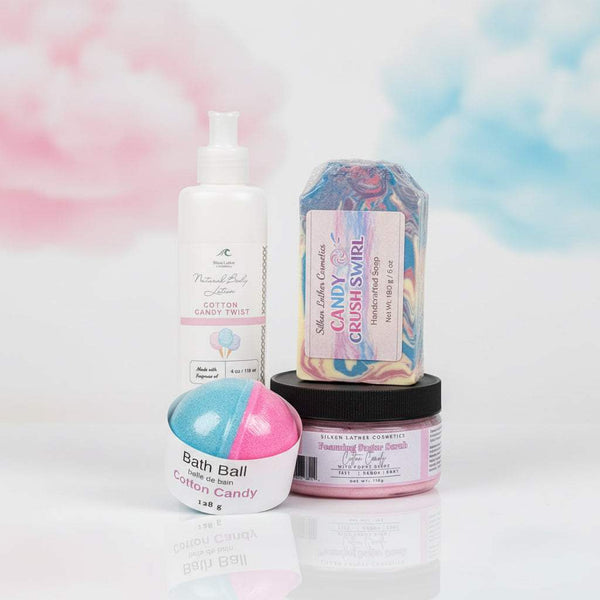 Cotton Candy Soap - Sweet Spa Gift Set for Soft, Nourished Skin