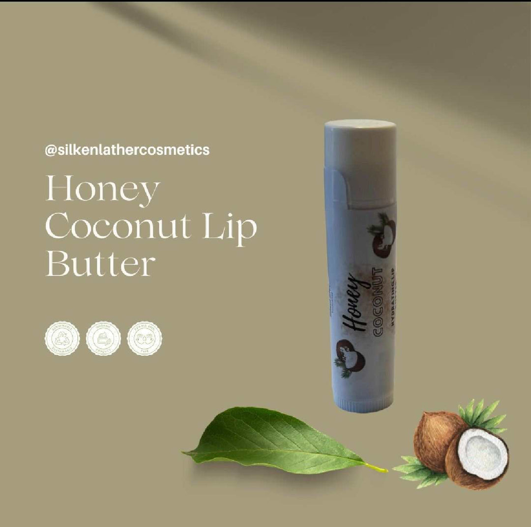 Honey Coconut Lip Butter-with soothing honey