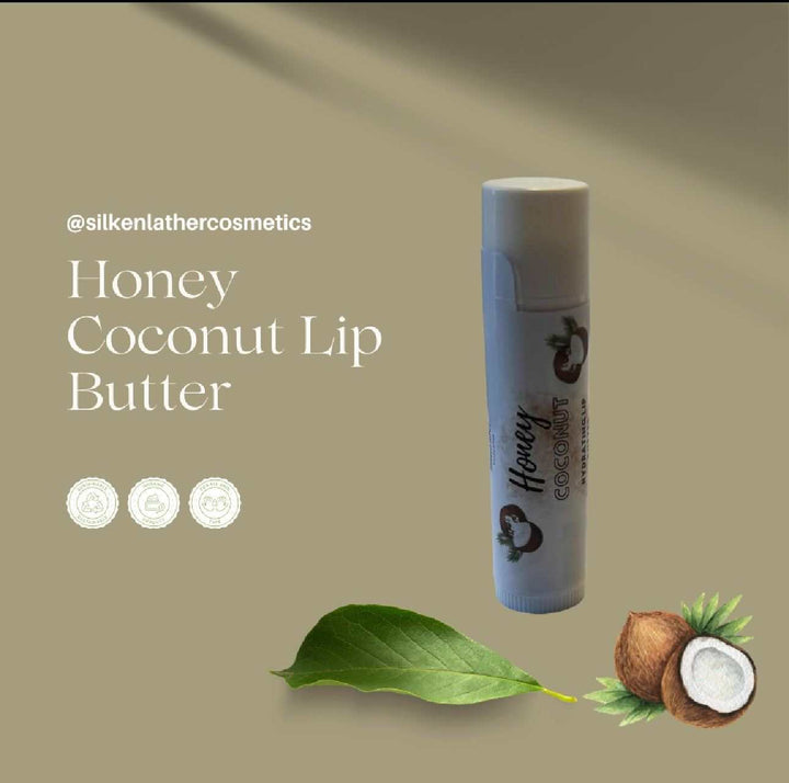 Honey Coconut Lip Butter-with soothing honey