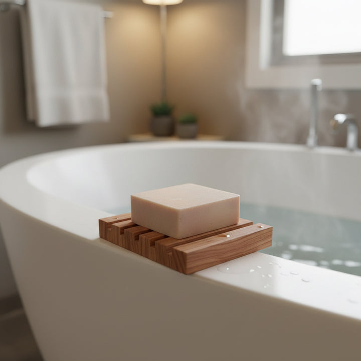 Himalayan Salt Soap Bar | Mineral-Rich Spa Soap-Silken Lather Cosmetics & Honey Products