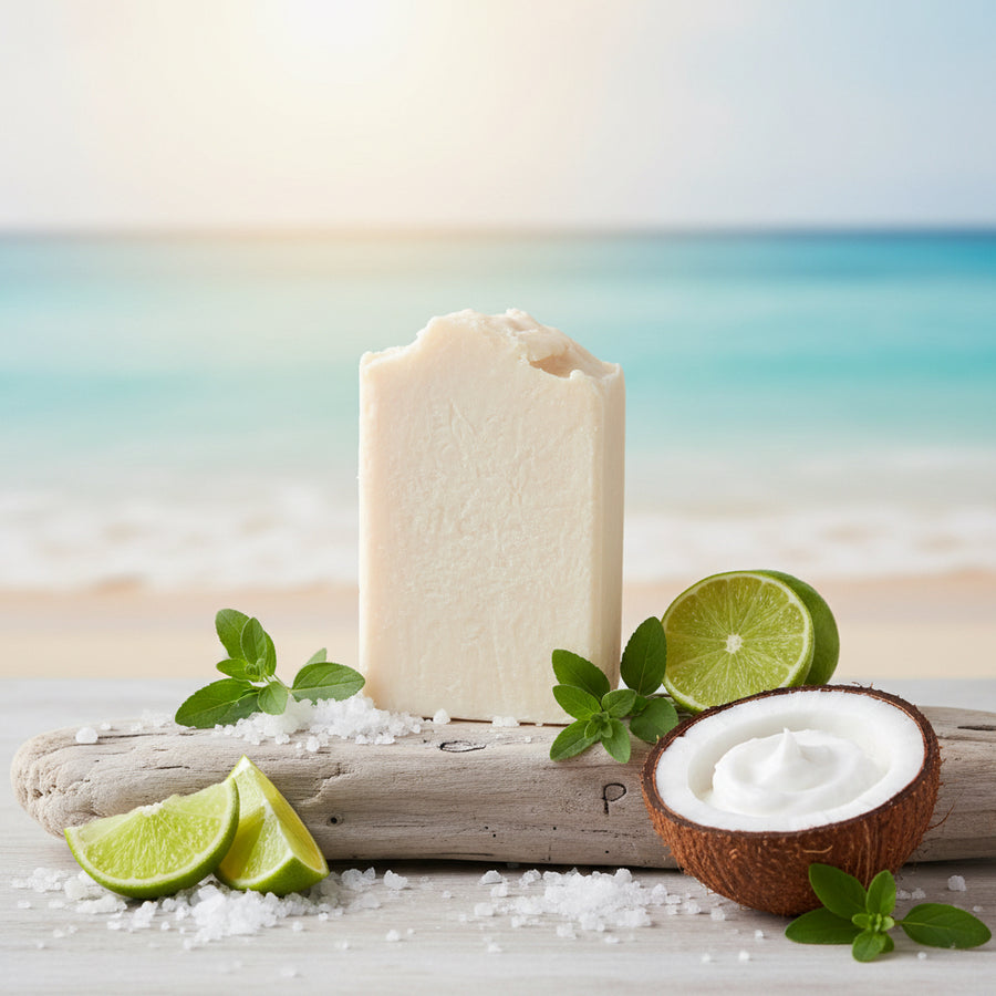Sea salt & Coconut Lime Verbena Soap 191g
