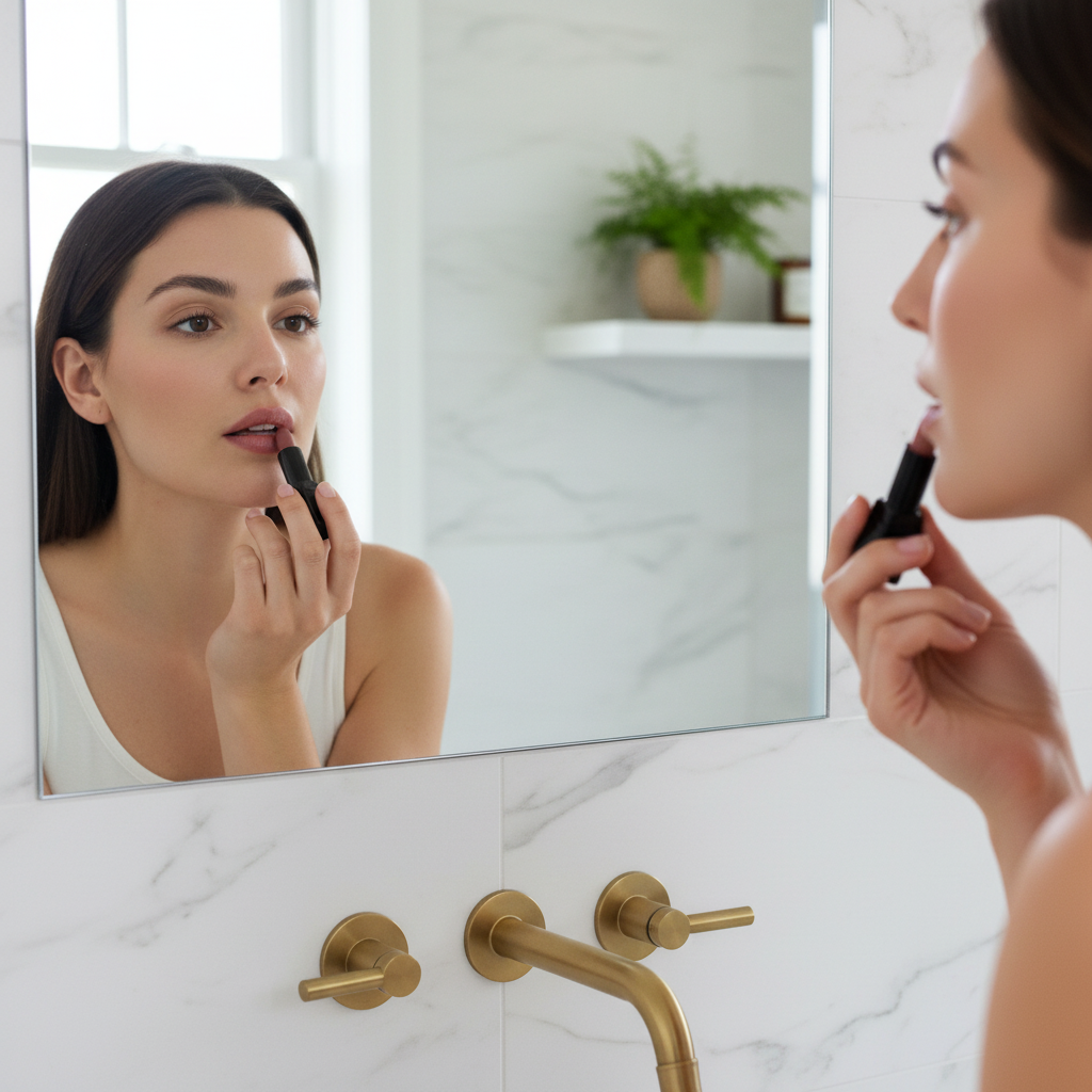Natural Lipstick – Desert Rose | Silken Lather