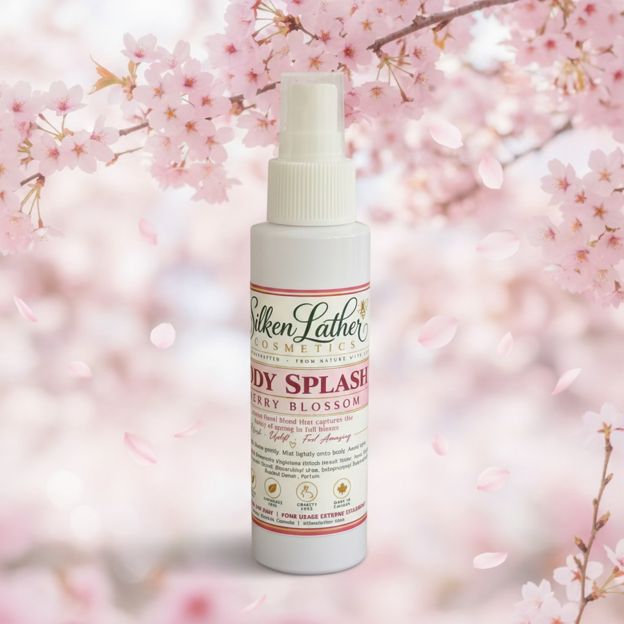 Cherry Blossom Body Splash 100ml-Silken Lather Cosmetics