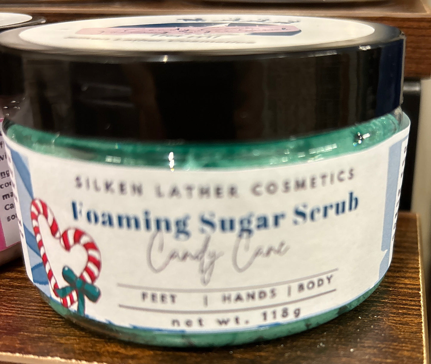 Candy Cane Foaming Sugar Scrub 118 ml