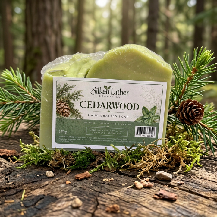 Cedarwood Natural Handcrafted Soap 170g