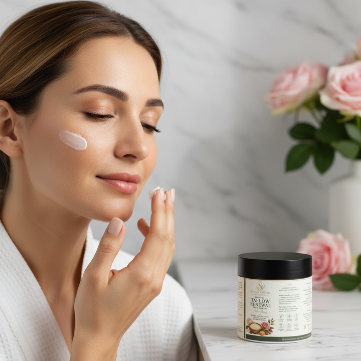 Tallow Face Moisturizer - Deeply Nourishing & Hydrating BioLipid Cream