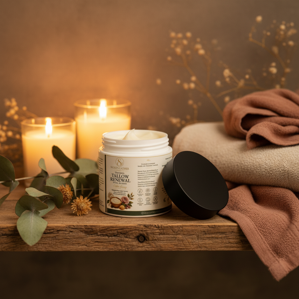 Tallow Face Moisturizer - Deeply Nourishing & Hydrating BioLipid Cream