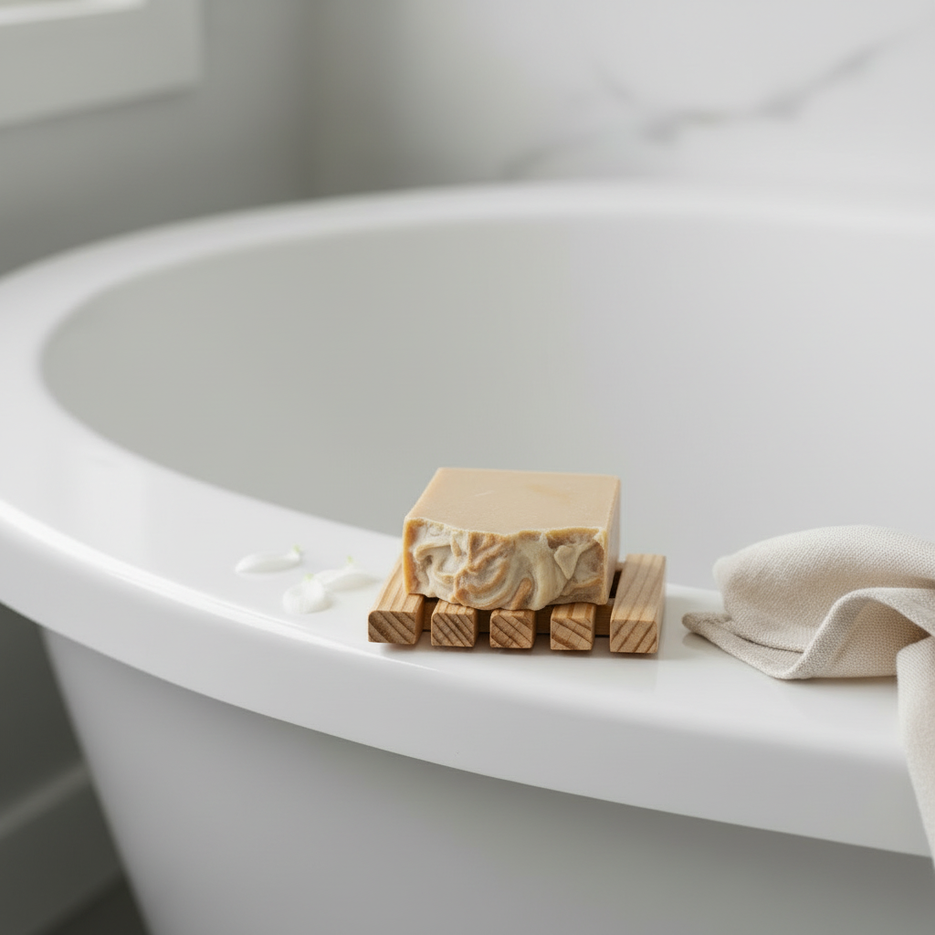 Honey Soap - Luxurious Honey Oat Goat Milk Artisan Soap in Canada
