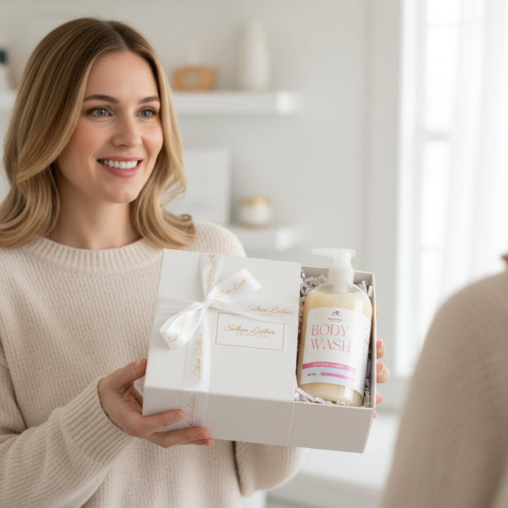 all natural body wash - Cotton Candy Body Wash with Soothing Oatmeal for Soft Skin