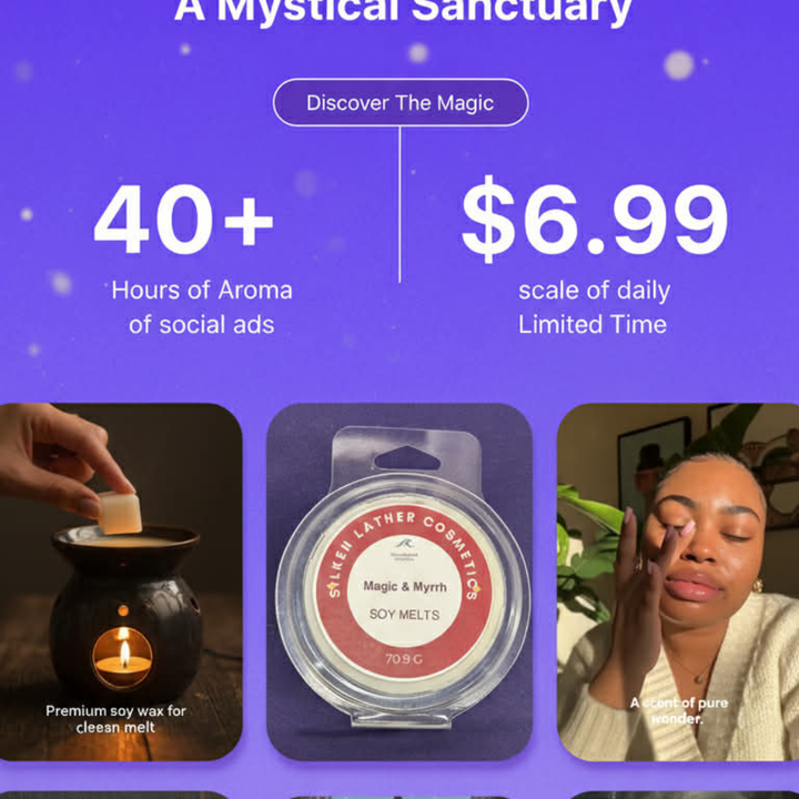 Magic & Myrrh Soy Wax Melts 79.8 g | Natural Home Fragrance