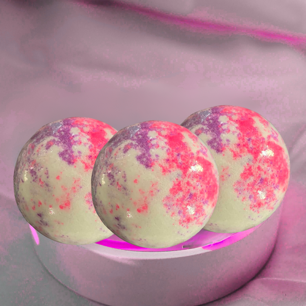Black Raspberry Vanilla Bath Bomb 150 g / 5.29 oz set of three