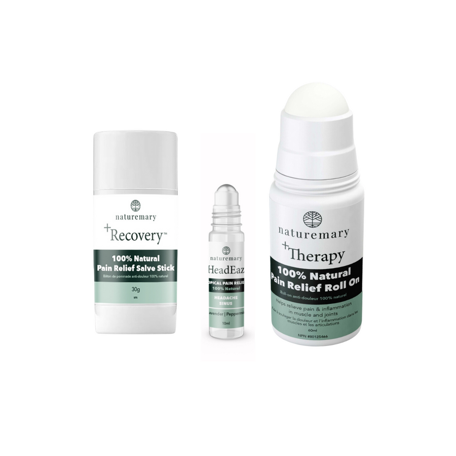 Pain Relief Bundle fast relief roll-on with natural oils for muscle and joint comfort