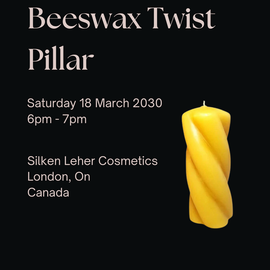Beeswax Twist Pillar 2" x 4"
