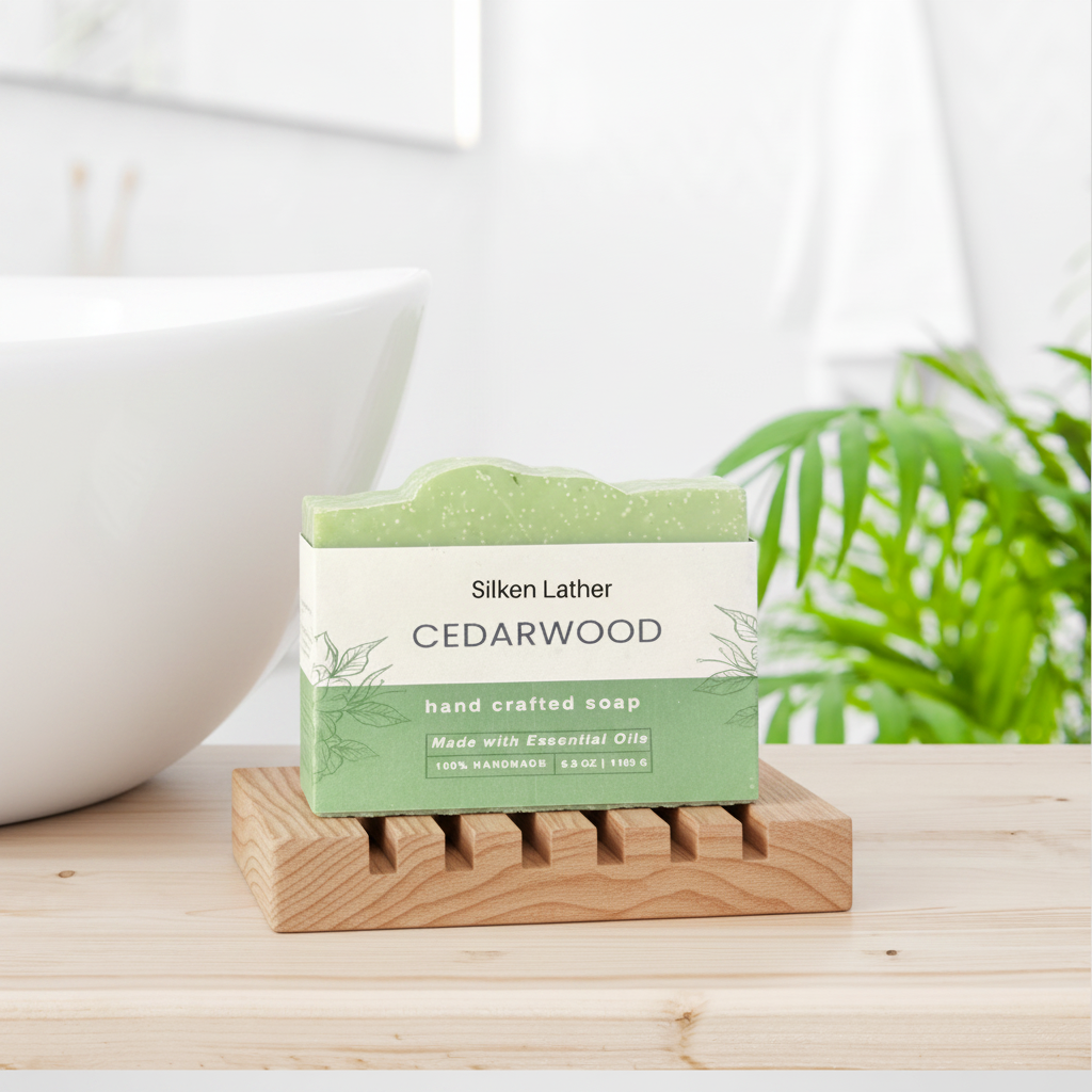 Artisan Soap-Cedawood Handmade Soap Bar 170g