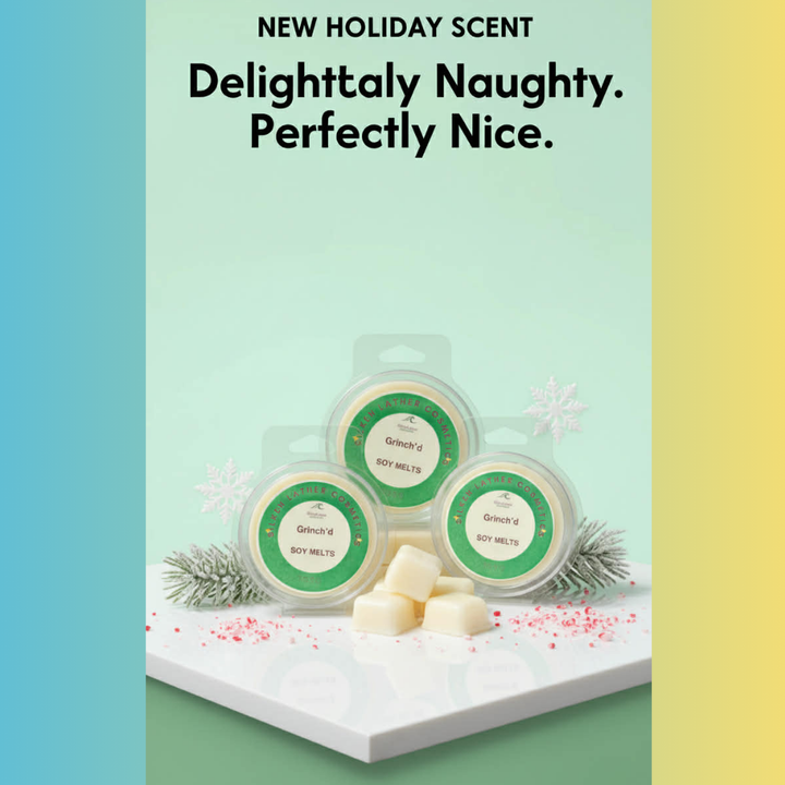Soy Wax Melts | Festive Holiday Home Fragrance Inspired by the Grinch