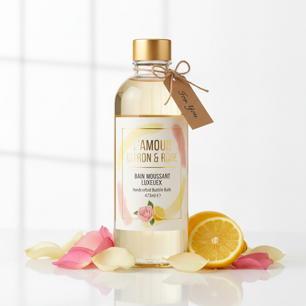 Lemon & Rose Bubble Bath 473 ml