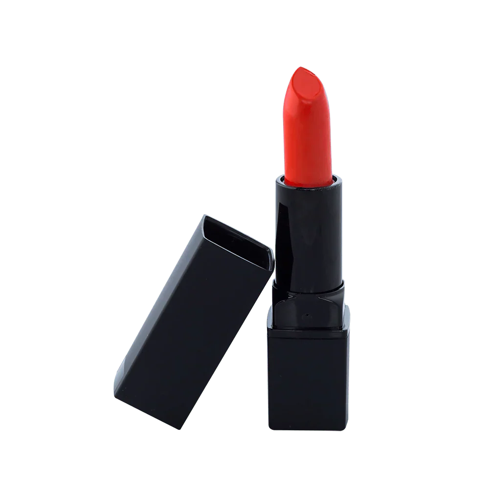 Tangerine Natural Lipstick tube with bright, rich orange shade and natural botanical ingredients for long-lasting, hydrating wear