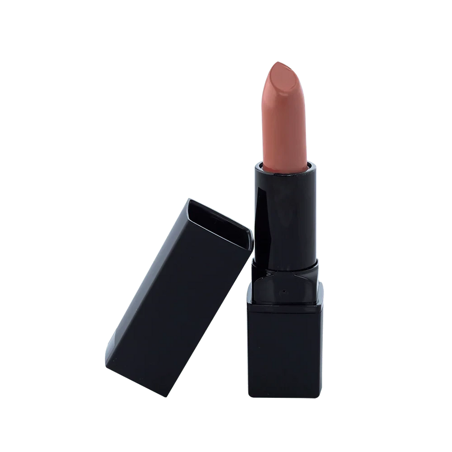 Mocha Latte Natural Lipstick tube with creamy, long-lasting mocha shade and natural botanical ingredients