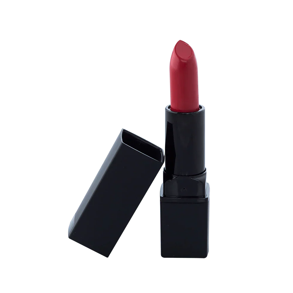 Chlorine Natural Lipstick tube showcasing rich, natural color with plant-based ingredients and sustainable packaging