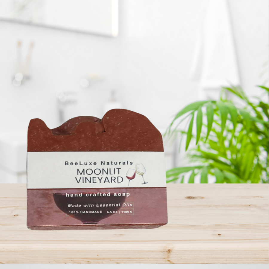 Moonlit Vineyard soap bar with natural ingredients and luxurious lather