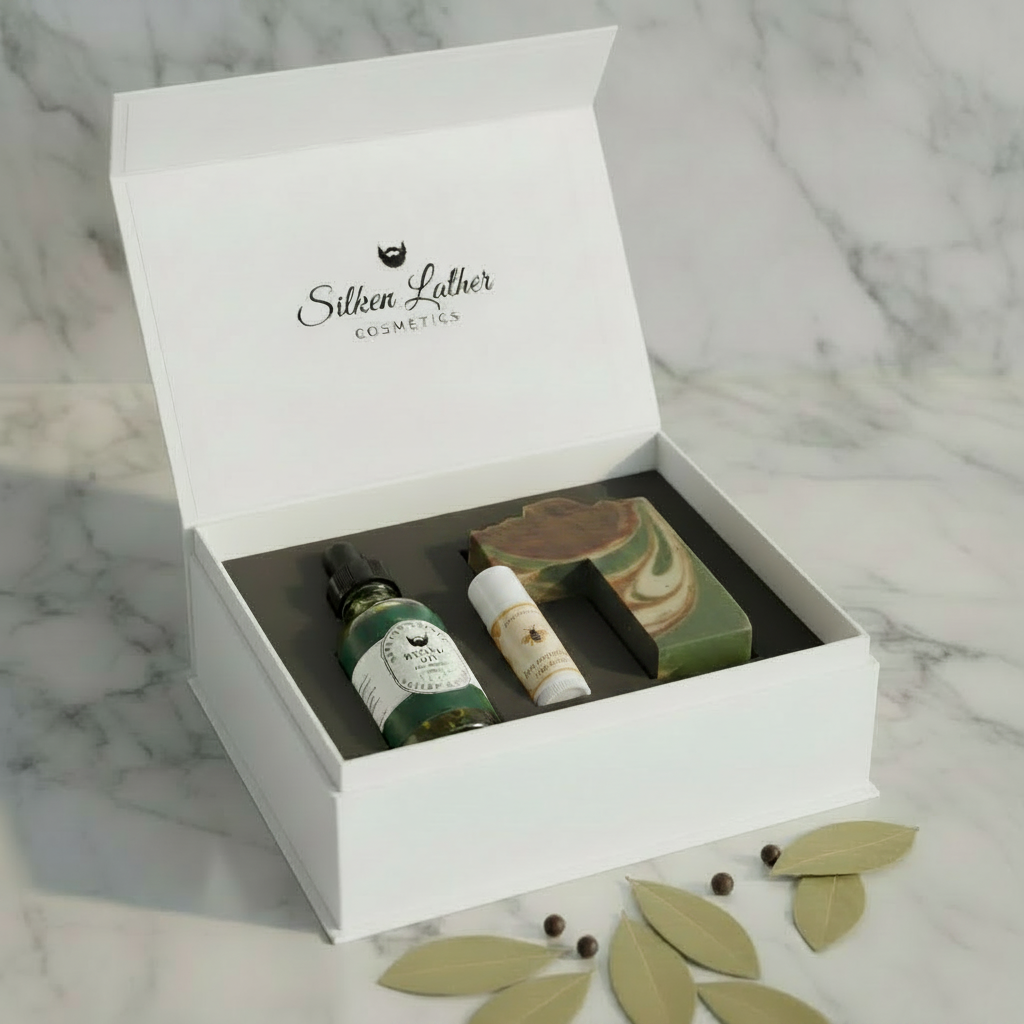Mens Gift Set - Cabin Man's Rustic Grooming Collection