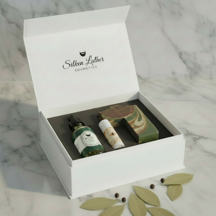 Mens Gift Set - Cabin Man's Rustic Grooming Collection