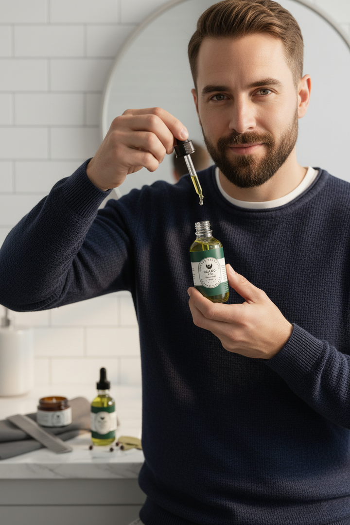 Best Beard Oil - Nature's Blend Nourishing Grooming Oil for Men