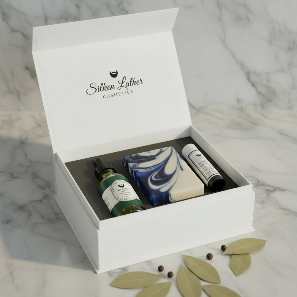 Mens Gift Set - Cabin Man's Rustic Grooming Collection
