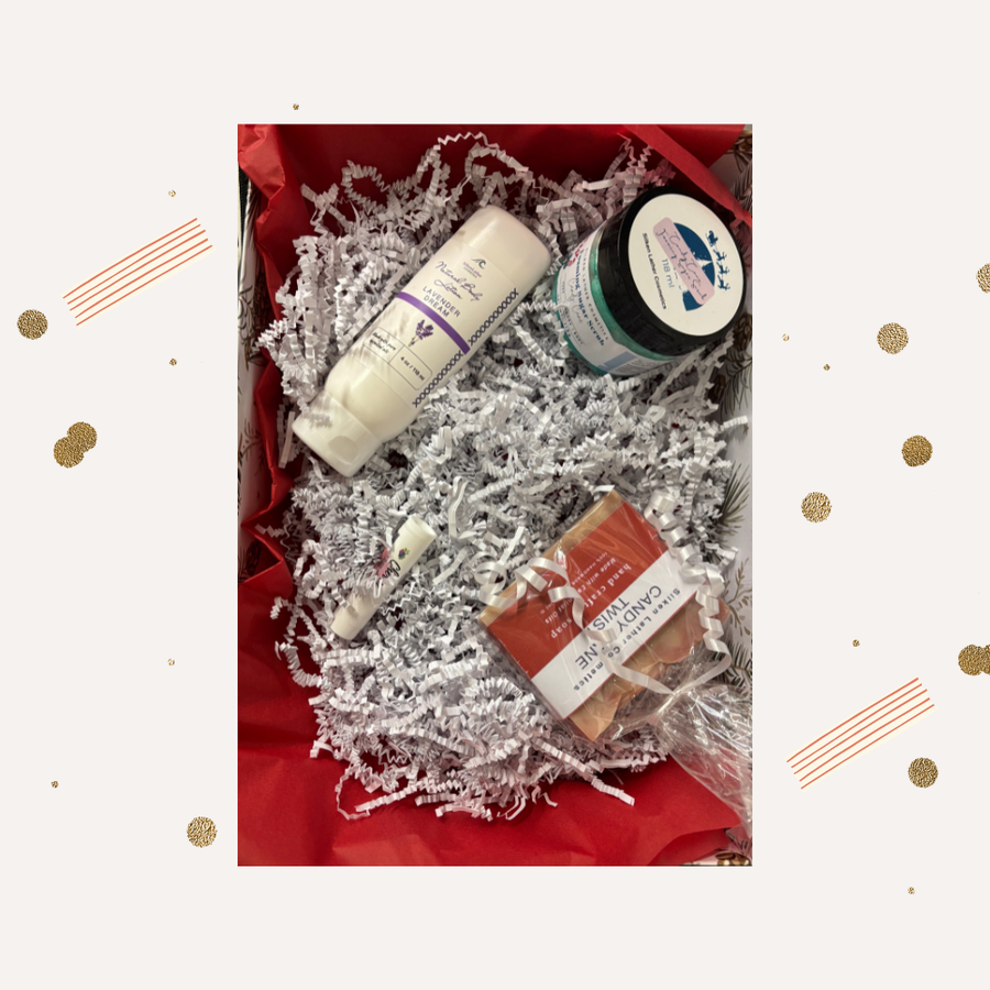 Candy Cane Scrub | Festive Holiday Bath Set & Self-Care Gift in Canada