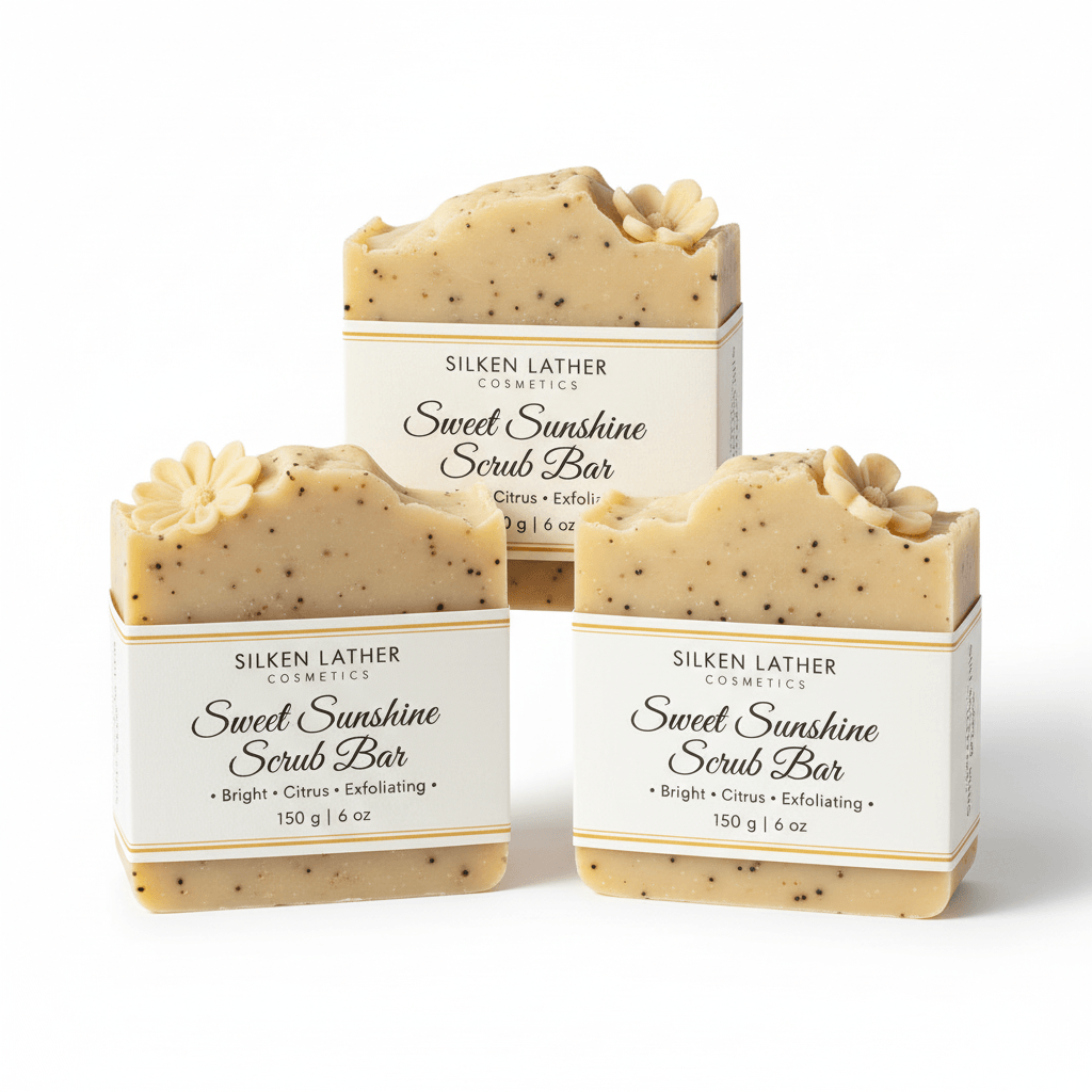 Exfoliating Soap Canada | Sweet Sunrise Scrub Bar