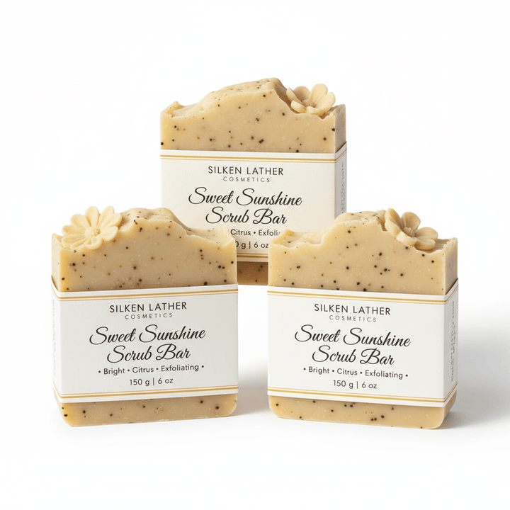 Exfoliating Soap Canada | Sweet Sunrise Scrub Bar