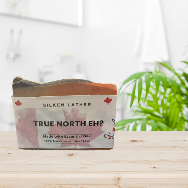 True North Soap Canadian handcrafted peppermint and spearmint moisturizing soap bar