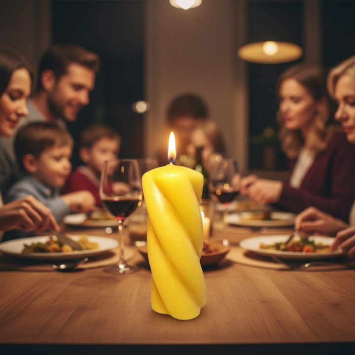 Beeswax Twist Pillar