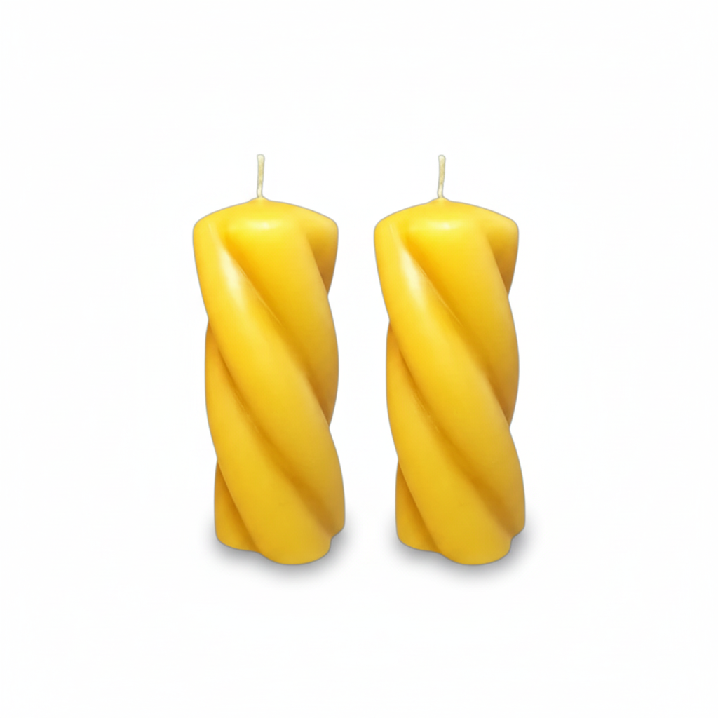 Beeswax Twist Pillar