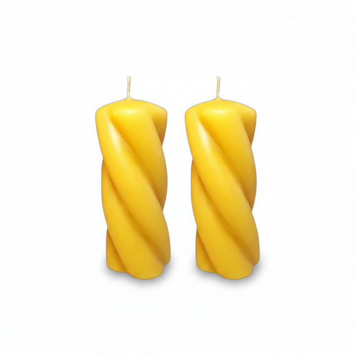 Beeswax Twist Pillar