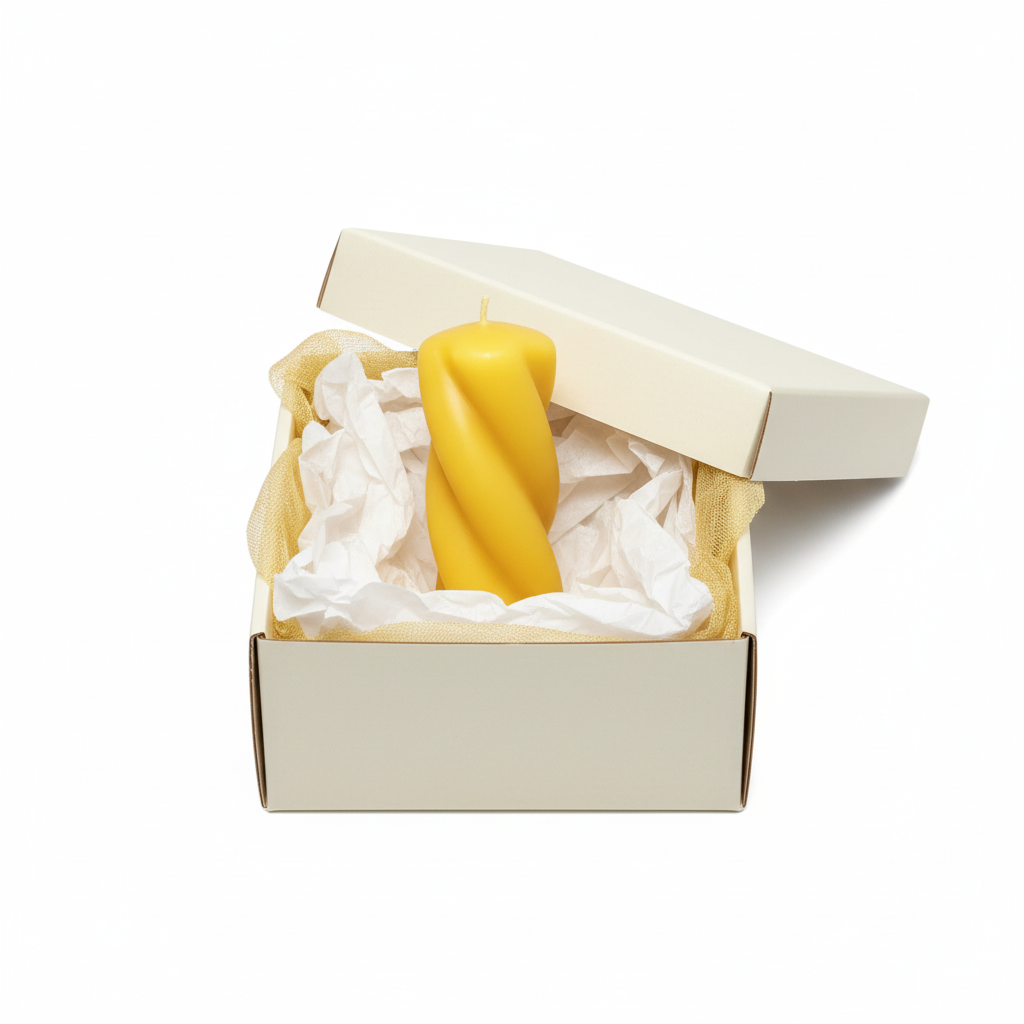 Beeswax Twist Pillar 2" x 4"