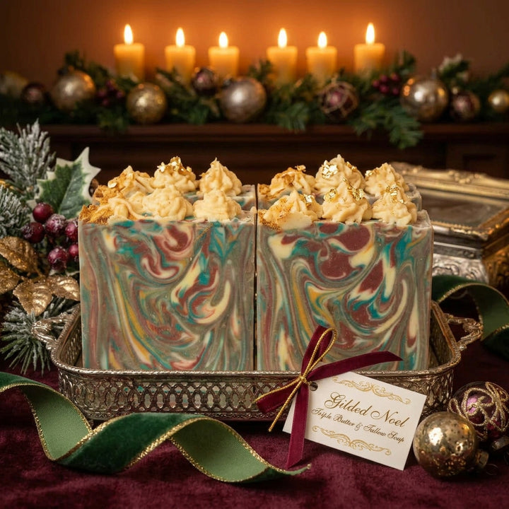 The Gilded Noel-Tripe Butter & Tallow Soap 191g